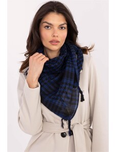 MladaModa Šatka arafatka so strapcami model CHFT37 námornícka modrá