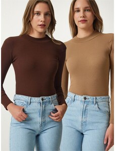 Happiness İstanbul Tričko hnedá