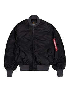 ALPHA INDUSTRIES Prechodná bunda 'MA-1 Distressed' červená / čierna / biela