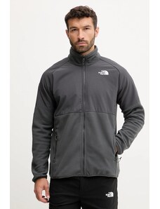 Športová mikina The North Face Glacier Heavyweight šedá farba, jednofarebná, NF0A89JGU8M1