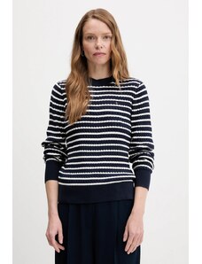 Bavlnený sveter Tommy Hilfiger béžová farba, ľahké, WW0WW44993