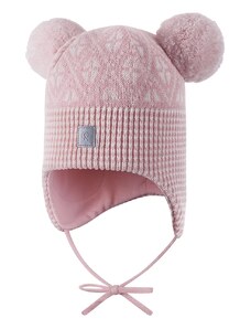 Detská vlnená čiapka Reima Kuuru ružová farba, 5300215B