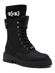 MJARTAN-Zimné čižmičky z ovčej vlny hnedé, členkové