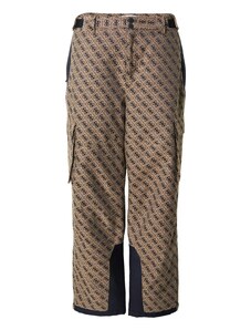 GUESS Športové nohavice béžová / čierna