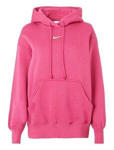 Nike Sportswear Mikina 'Phoenix Fleece' ružová / biela