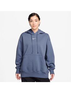 Nike Sportswear Phoenix Fleece Wmns Oversized Pullover Hoodie World Indigo - Dámske - Mikina Nike - Modré - DQ5860-499