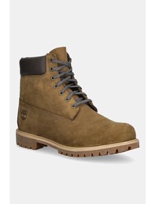 Nubukové čižmy Timberland Premium 6 Inch Lace Up Waterproof