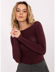 Italy Moda Blouse-IT-BZ-21817.07P-burgundy