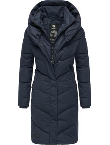 Ragwear Zimný kabát 'Natalka' námornícka modrá / biela