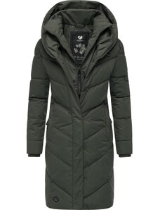 Ragwear Zimný kabát 'Natalka' tmavozelená