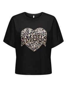 ONLY Tričko 'ONLLUCY' béžová / zlatá / čierna