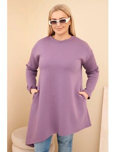 Kesi Dámska dlhá mikina Plus Size s voľným strihom