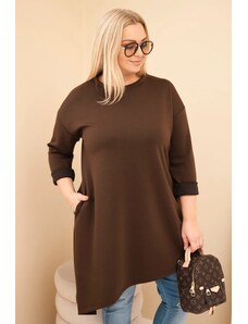 Kesi Dámska dlhá mikina Plus Size s voľným strihom