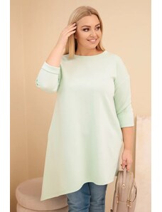 Kesi Dámska dlhá mikina Plus Size s voľným strihom