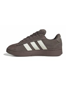 ADIDAS SPORTSWEAR Nízke tenisky 'GRAND COURT ALPHA 00s' hnedá melírovaná / biela