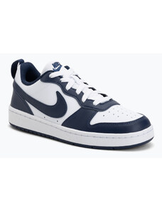 Detské topánky Nike Court Borough Low Next Bloom white/white/midnight navy