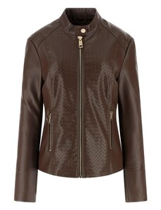 GUESS Prechodná bunda 'CLAUDINE' tmavohnedá