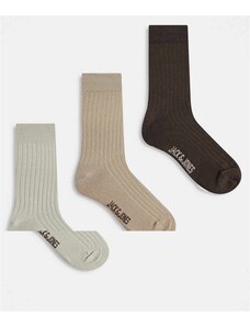 Jack & Jones 3 pack of neutral socks