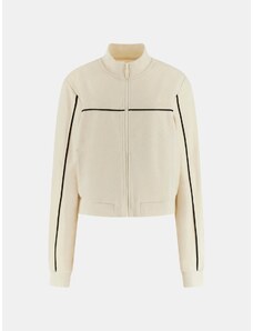 Guess clara full zip sweatshirt PEARL WHITE