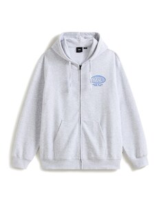 VANS Tepláková bunda 'World Tour' zafírová / svetlosivá