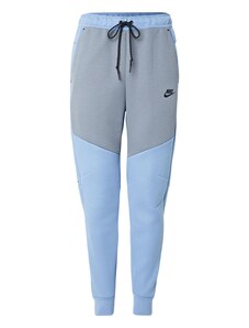Nike Sportswear Nohavice 'TCH FLC' svetlomodrá / sivá