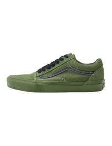VANS Nízke tenisky 'Old Skool' zelená / čierna