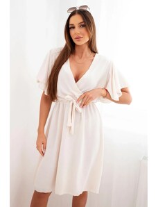 Kesi Włoski Dámske letné šaty Holia bledé béžové