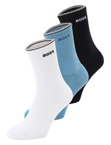 BOSS Ponožky dymovo modrá / svetlohnedá / čierna / biela