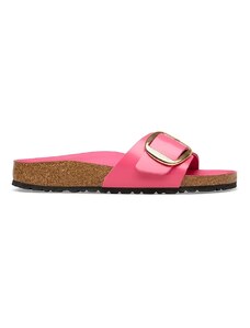 Birkenstock šľapky na plochom podpätku dámske kožené