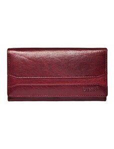 Lagen Dámska kožená peňaženka W-22025/T vínová