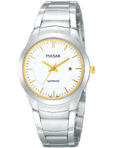Pulsar PH7261X1 Silver White Gold Sapphire Glass