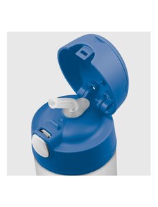 Thermos FUNtainer - detská termoska so slamkou - modrá 355 ml