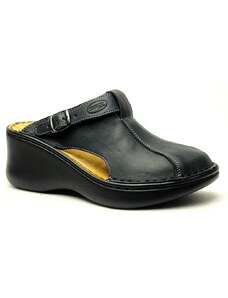 ORTO PLUS 3060-60V černé, dámské nazouváky - dámská obuv