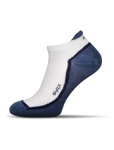 Buďchlap Bielo - modré pánske ponožky
