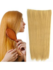 Girlshow Clip in vlasy - 60 cm dlhý pás vlasov - odtieň 25 - 25 (zlatavo plavá)