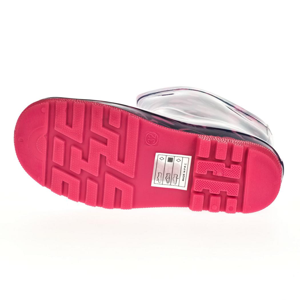 BBS Detské ružové gumáky PINK HEART