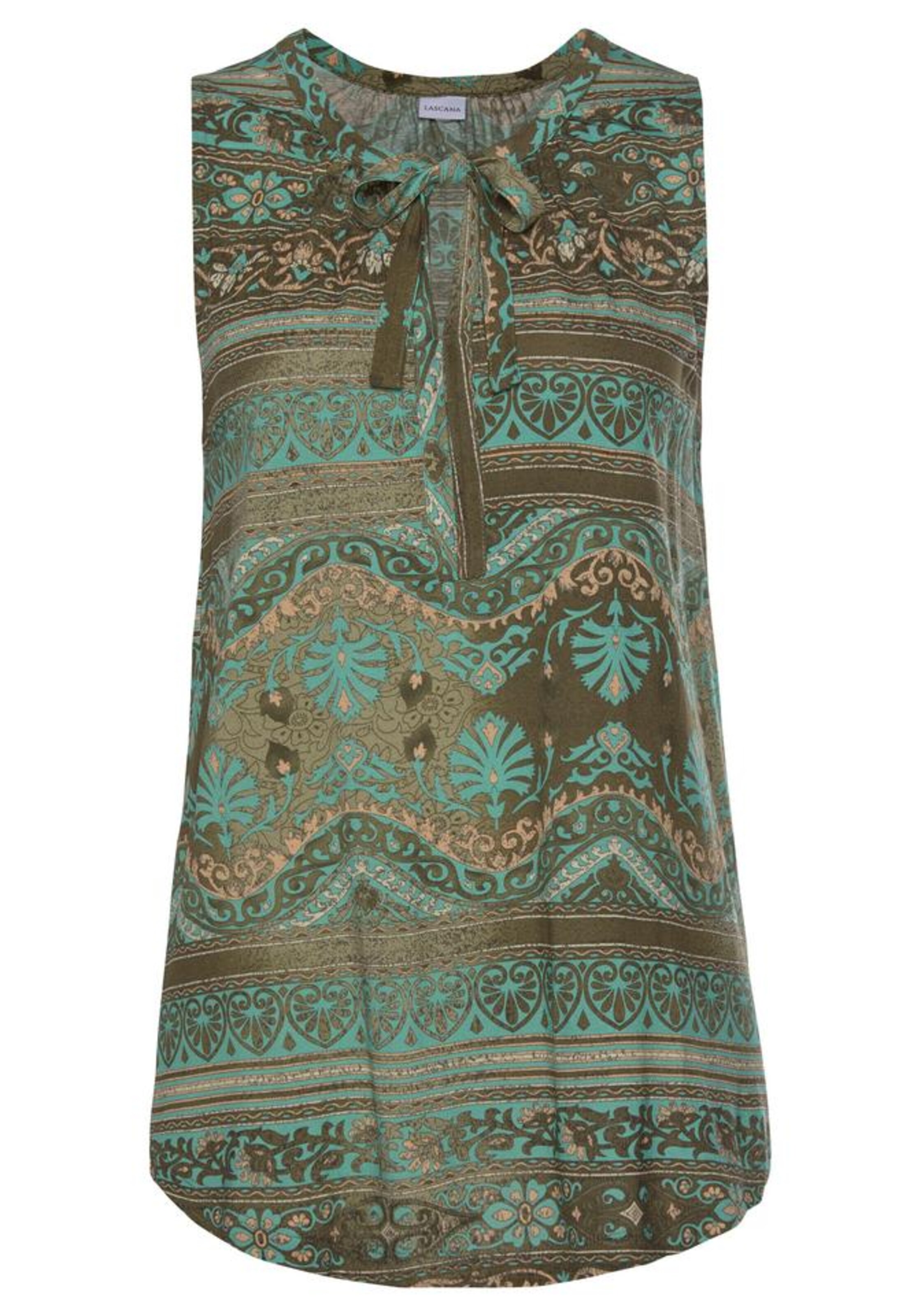 LASCANA Top tyrkysová / jedľová / koralová