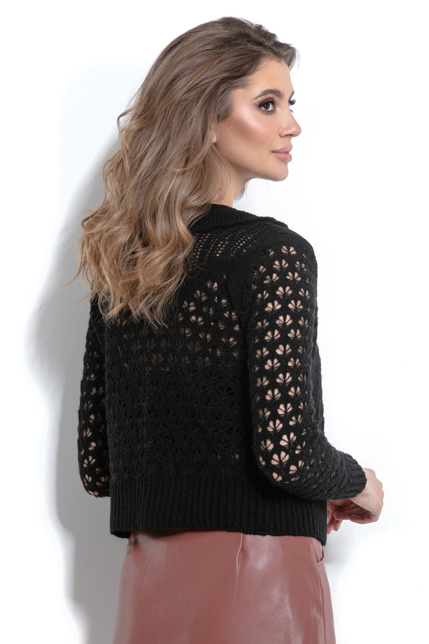 Glara Dámsky kardigan s kvietkami