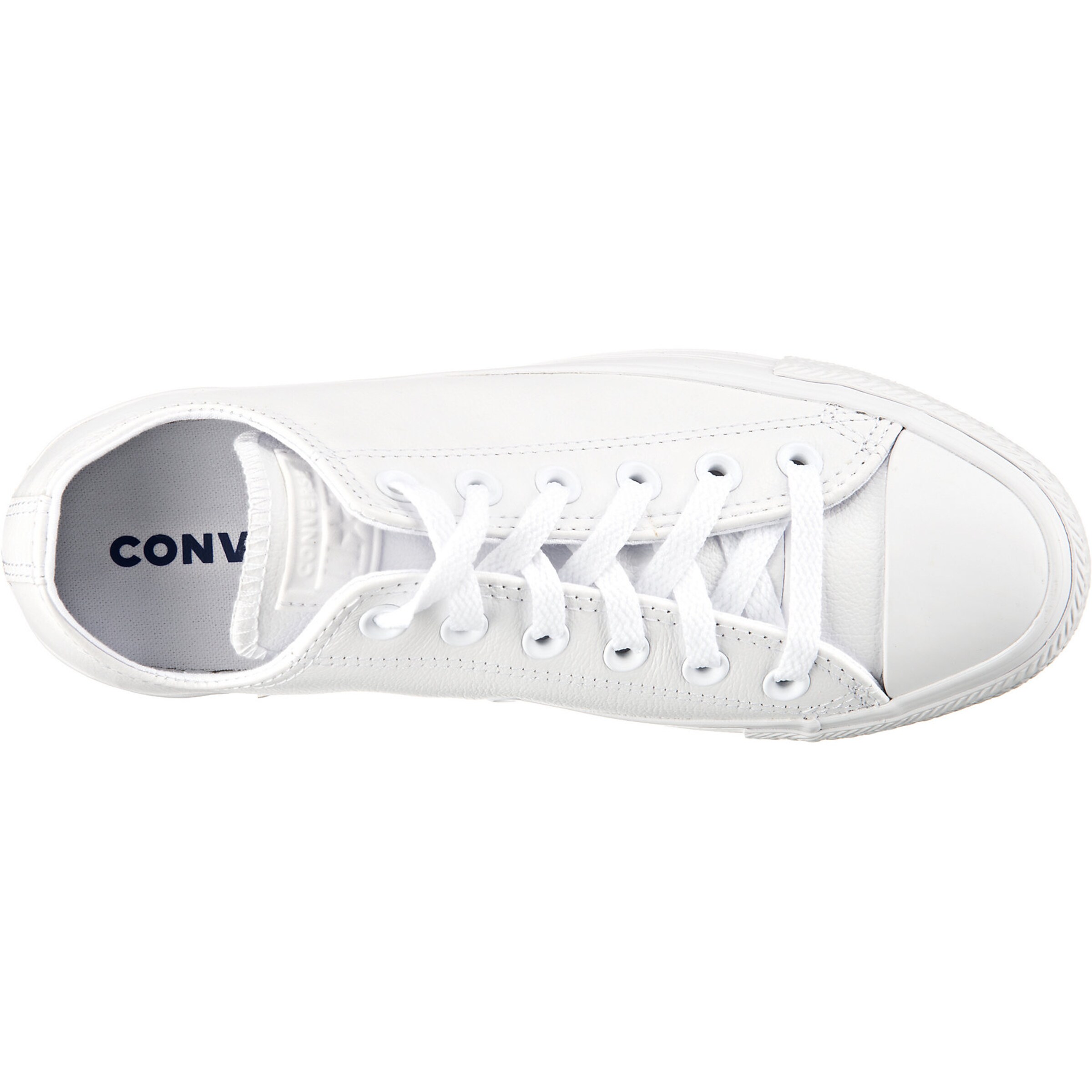 CONVERSE Nízke tenisky 'Chuck Taylor All Star Leather' biela