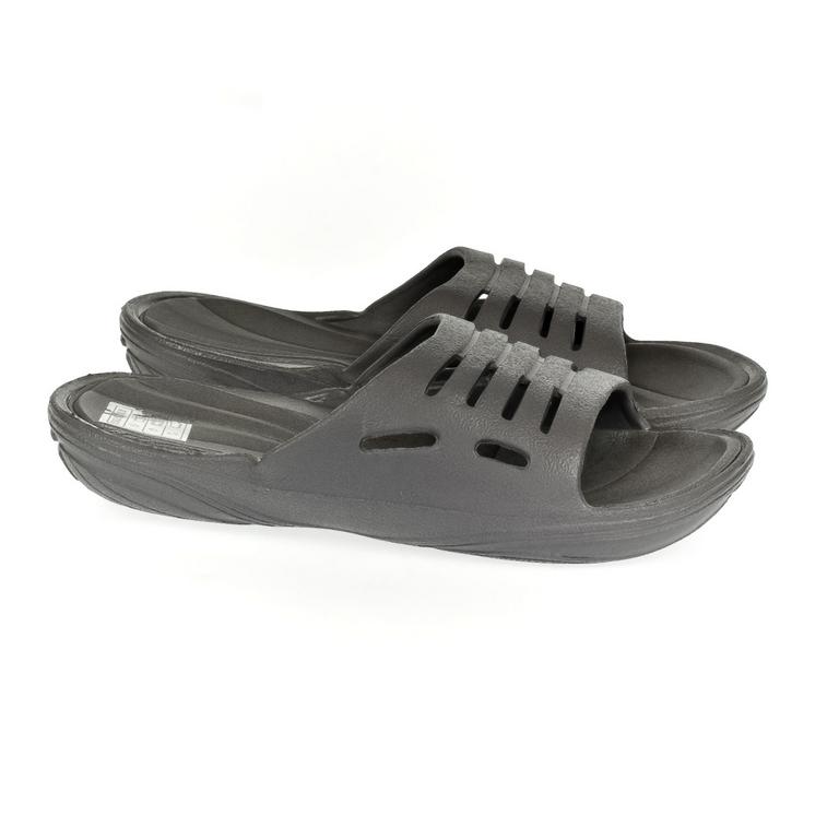 JOHN-C Detské tmavo-sivé šľapky MELYA