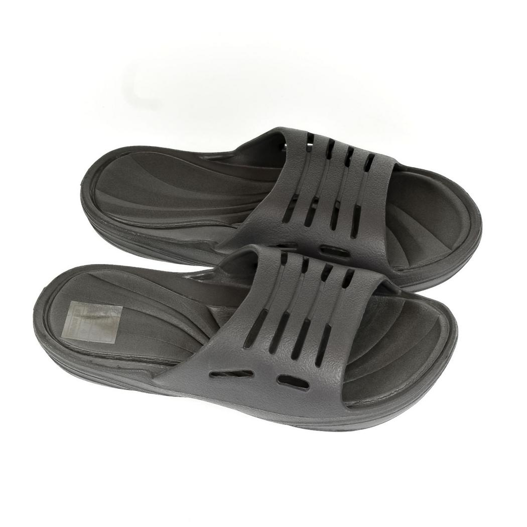 JOHN-C Detské tmavo-sivé šľapky MELYA