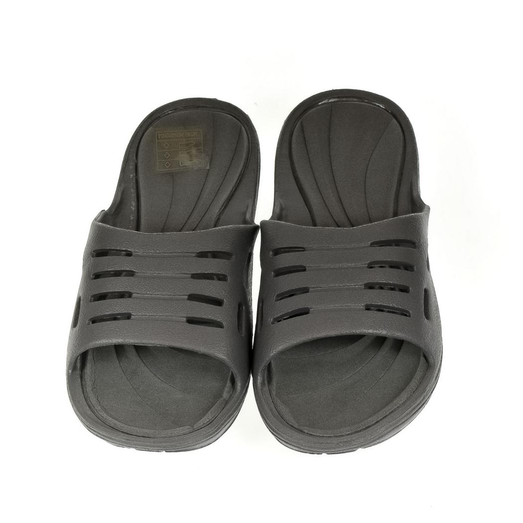 JOHN-C Detské tmavo-sivé šľapky MELYA