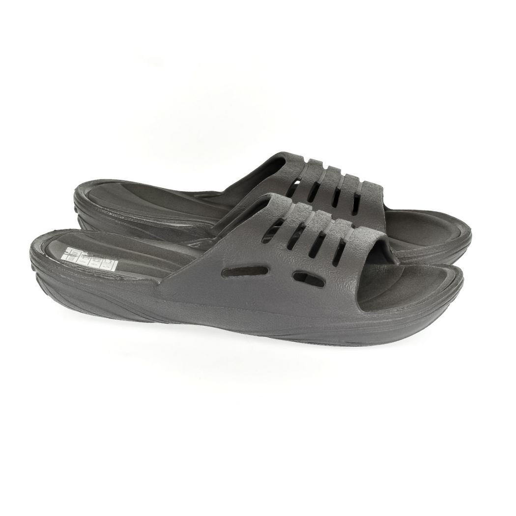 JOHN-C Detské tmavo-sivé šľapky MELYA