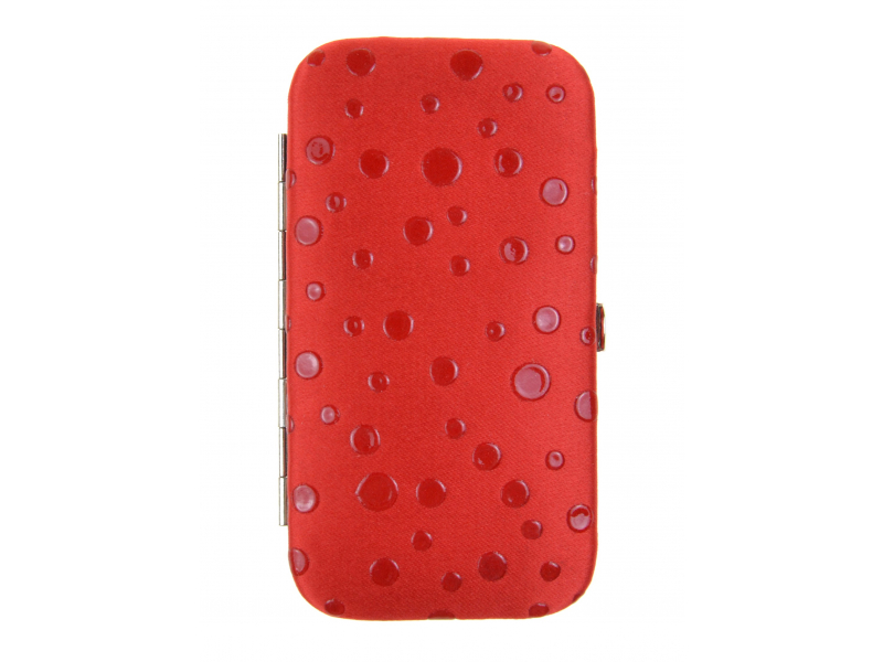 SEGALI Dámska manikúra SEGALI 230404-036 červená s bodkami