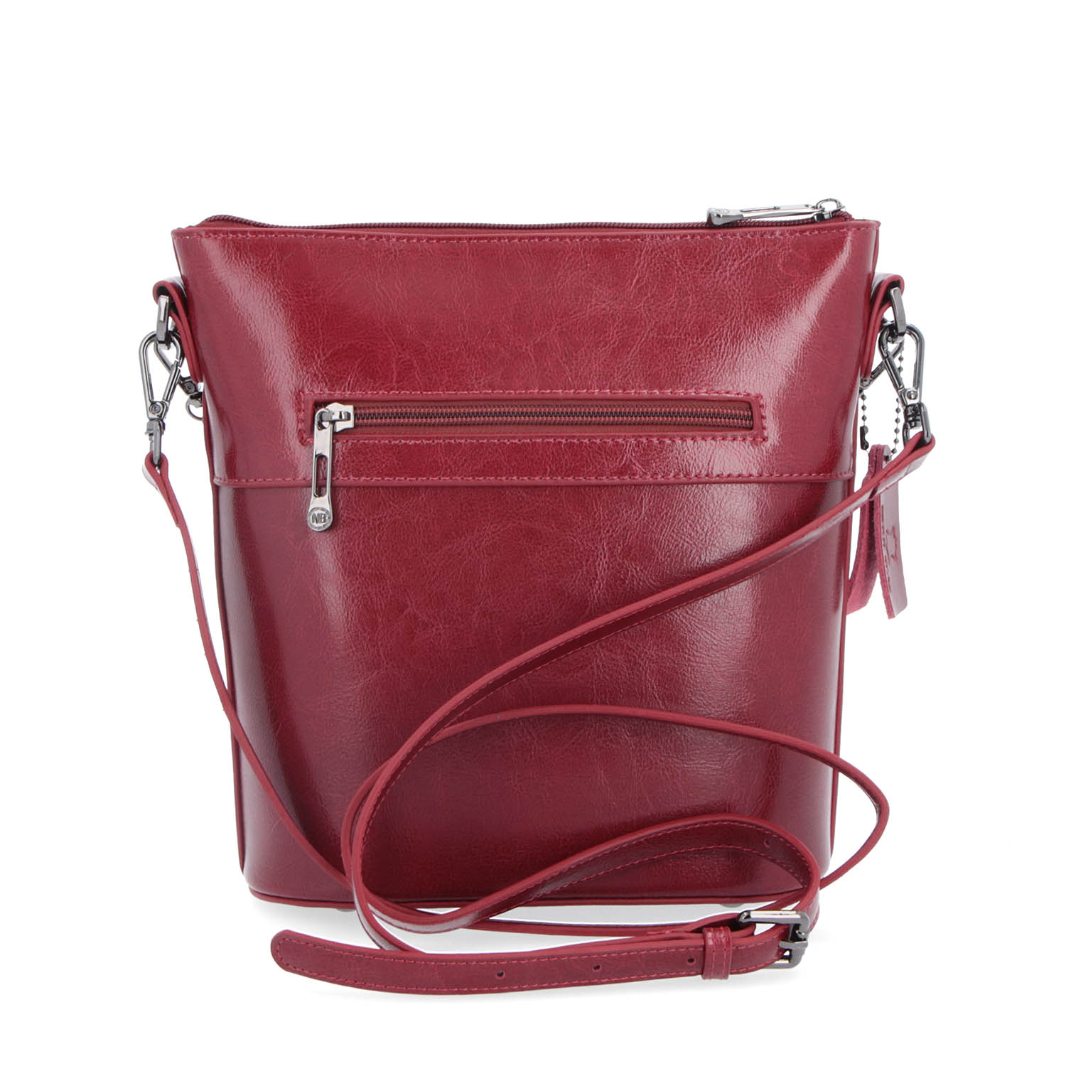 Kožená kabelka crossbody Noelia Bolger červená NB 0048 TCV