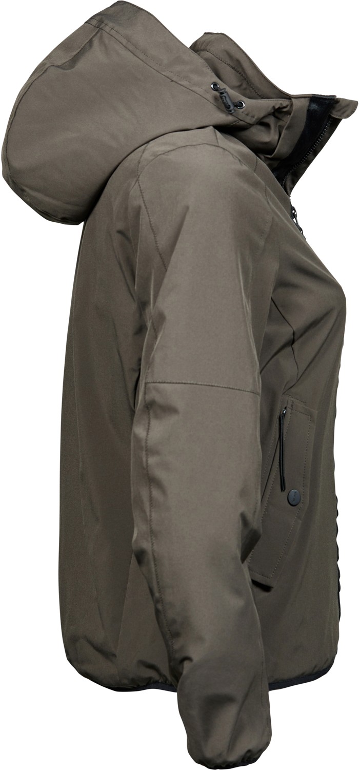 Dvojvrstvová dámska vodeodolná bunda s odopínacou kapucňou Tee Jays Urban Adventure