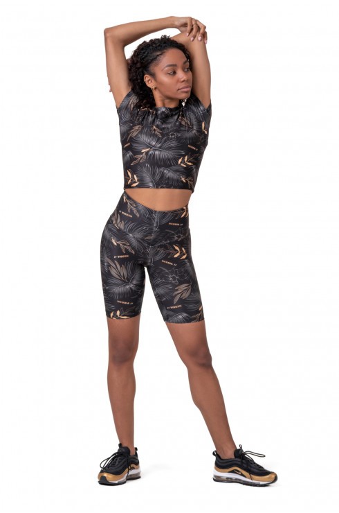 NEBBIA Earth Powered sports bra volcanic black