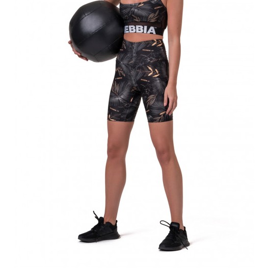 NEBBIA Earth Powered sports bra volcanic black