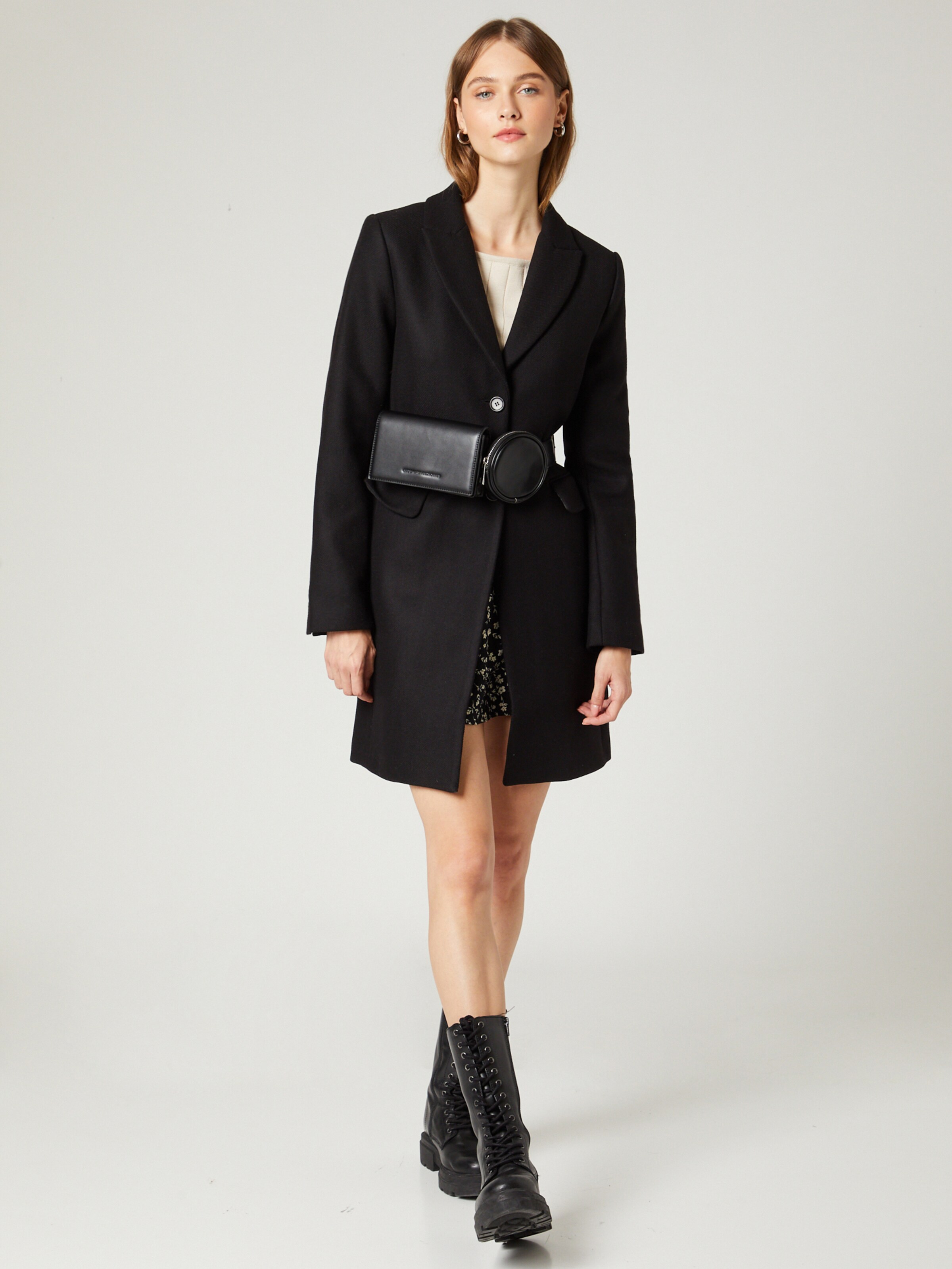 Guido Maria Kretschmer Women Prechodný kabát 'Viola' čierna