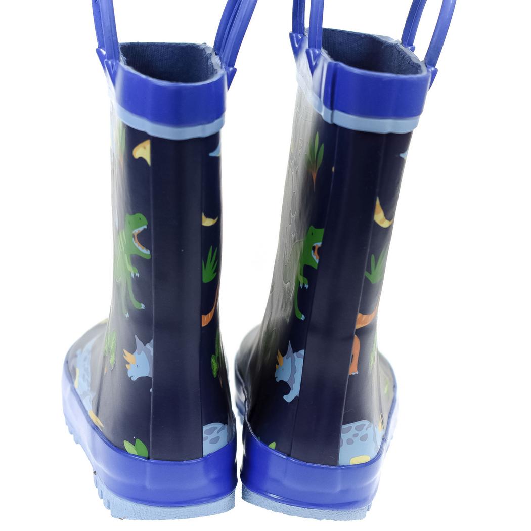 JOHN-C Detské modré gumáky DINO 21-27